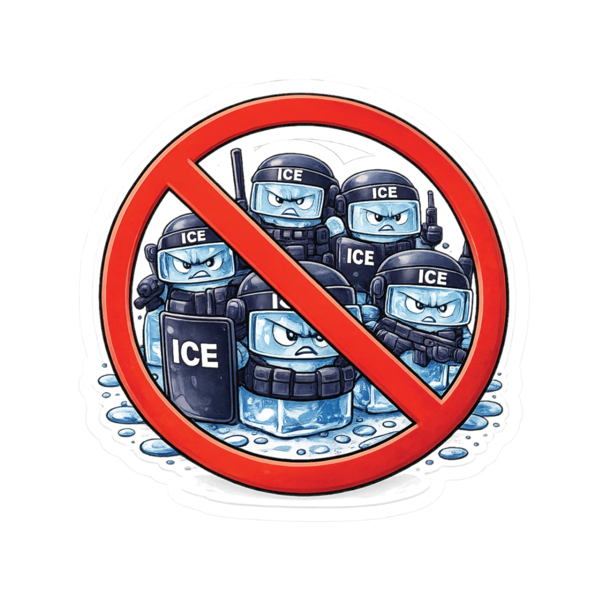No ICE Sticker