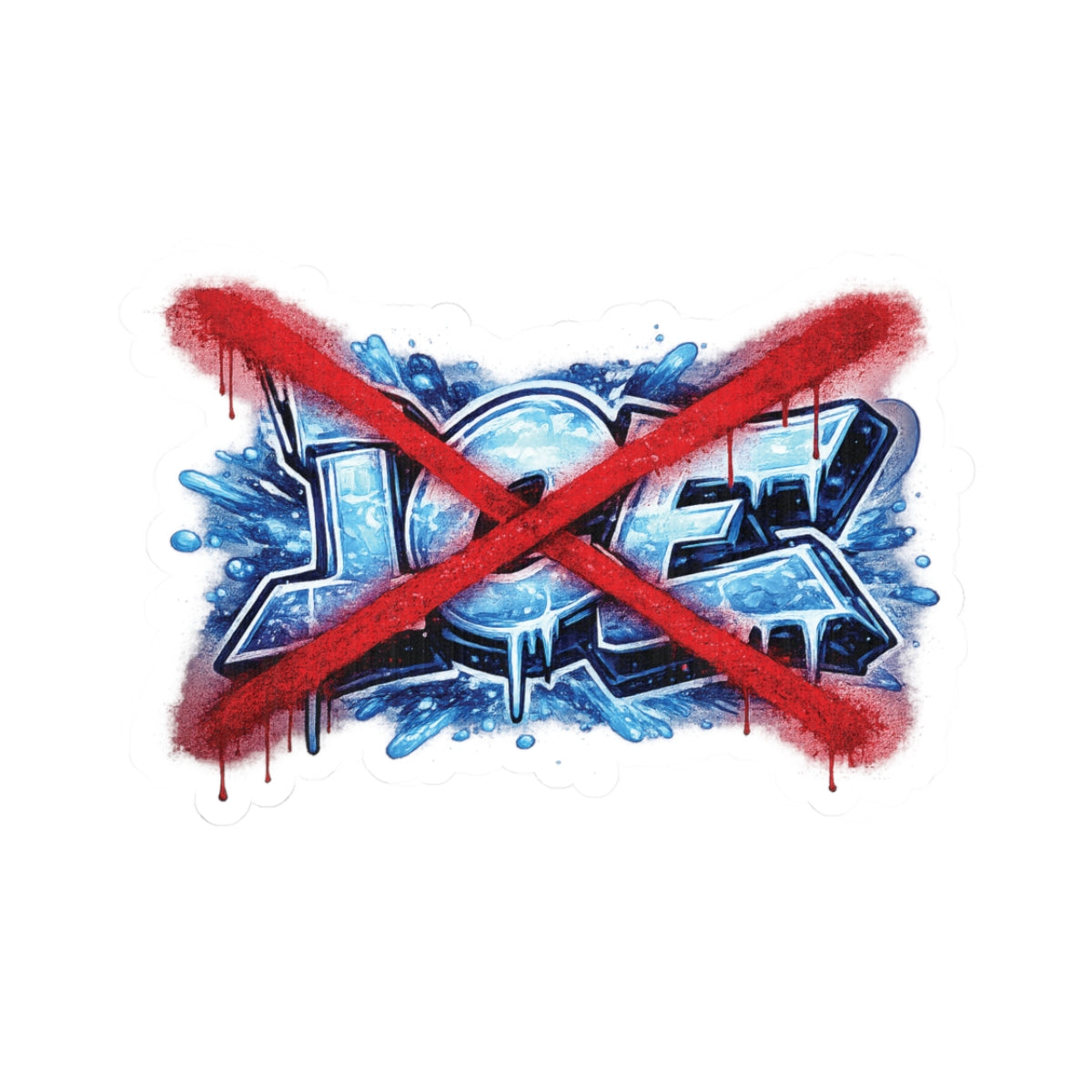 No ICE - Kiss-Cut Decal