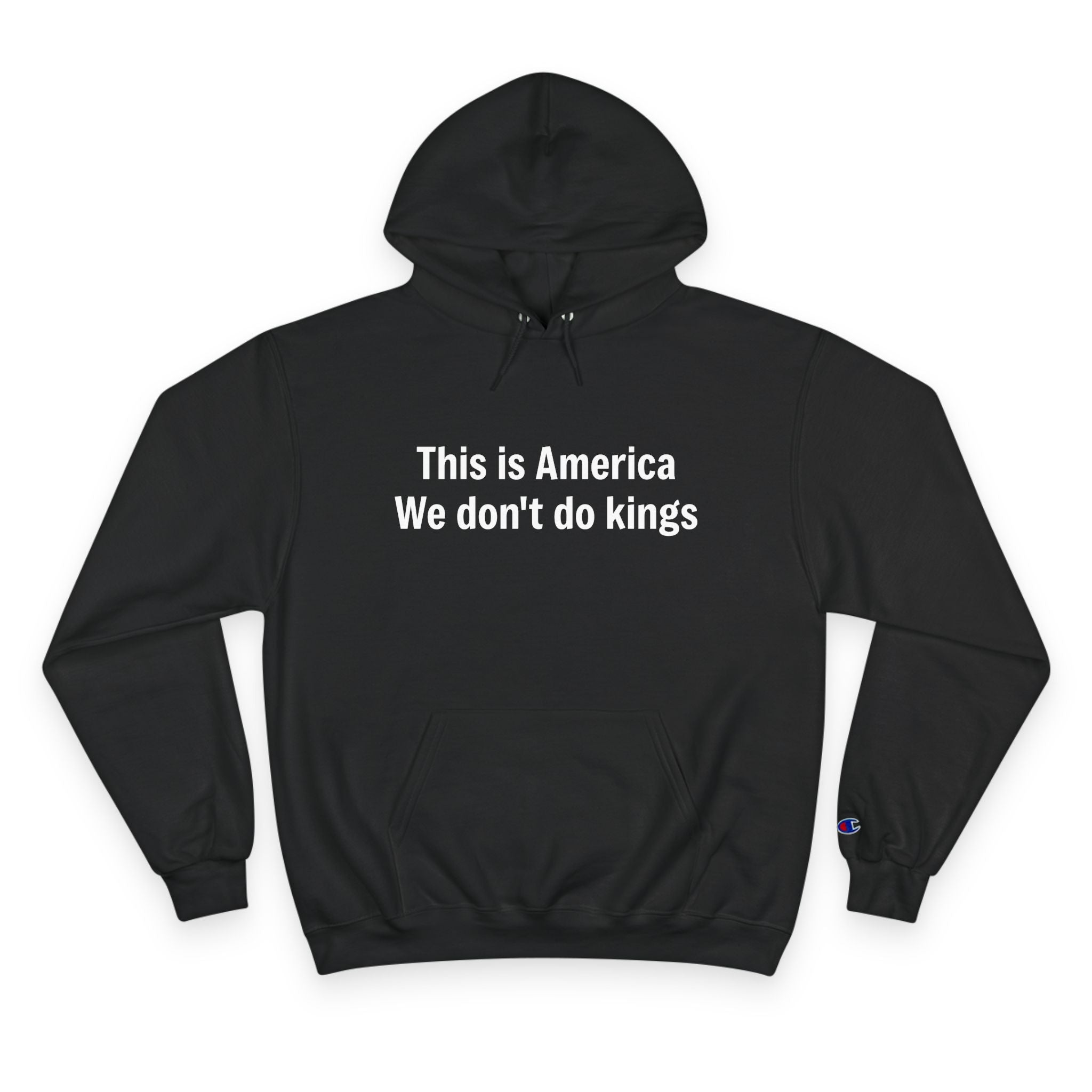 This is America We don't do kings Hoodie