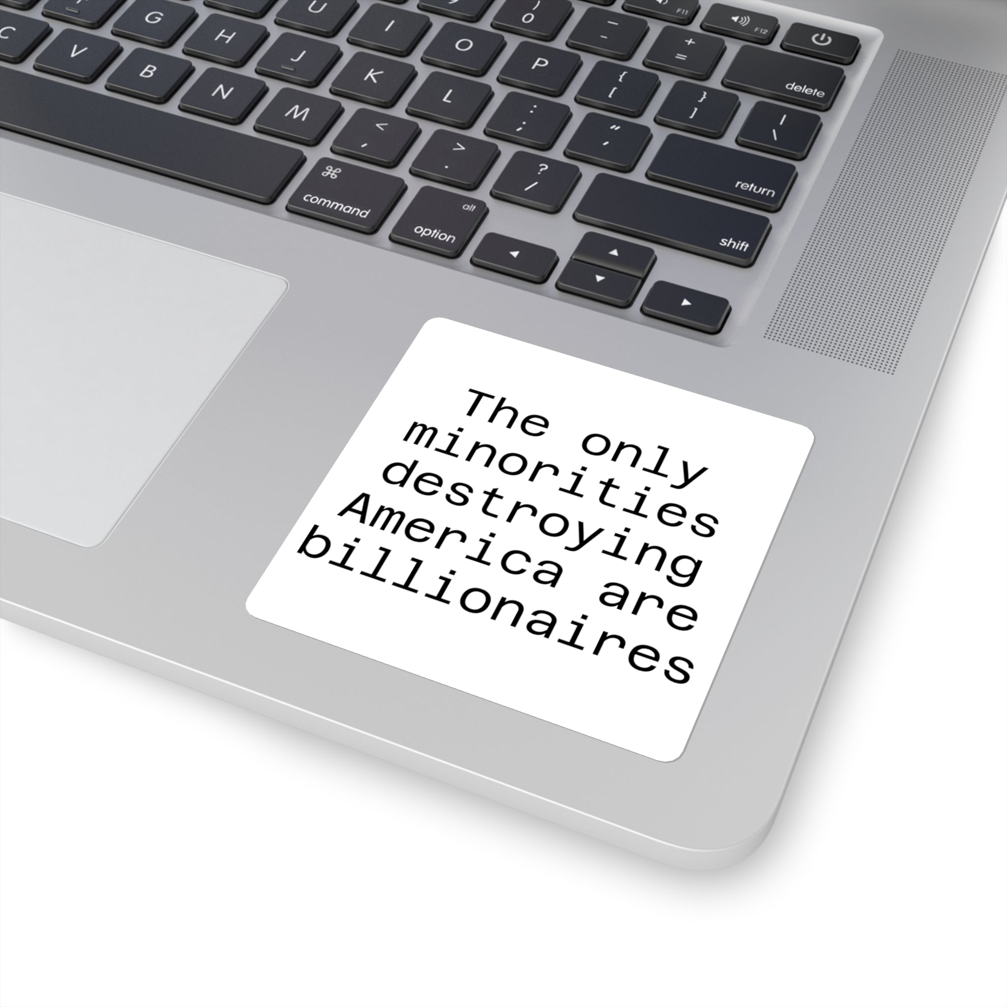 The only minorities destroying America are billionaires - White