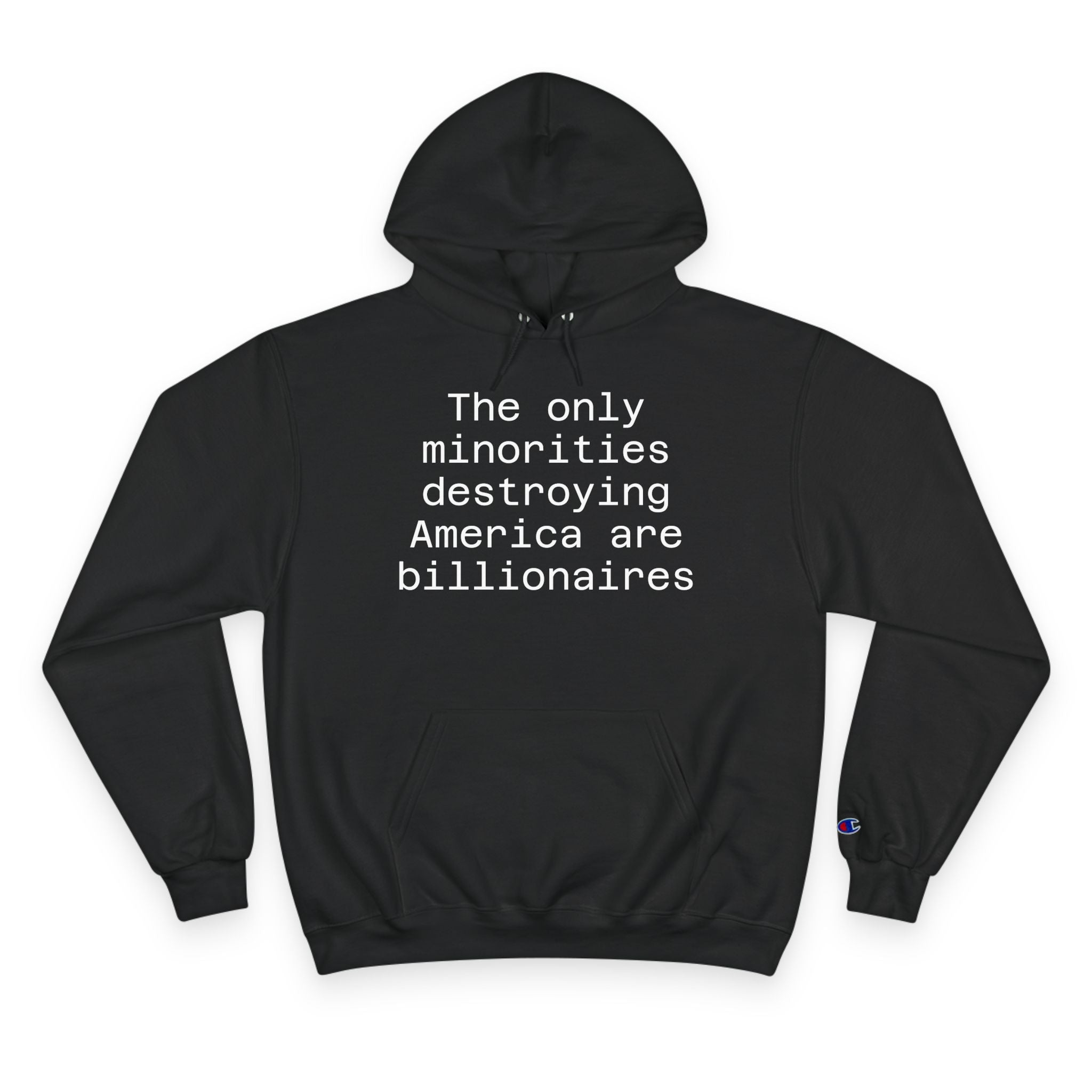 The only minorities destroying America are billionaires Hoodie