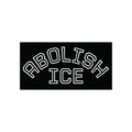 Abolish Ice Collegiate Black Bumper Sticker