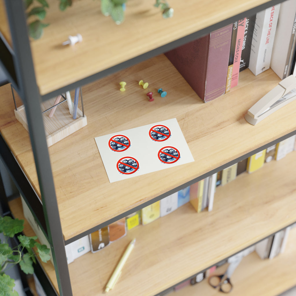 No ICE Sticker - Anti-ICE Protest Sticker Sheet - (4-Pack)